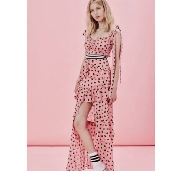 For Love and Lemons Maison Maxi Dress XS - Picture 2 of 9